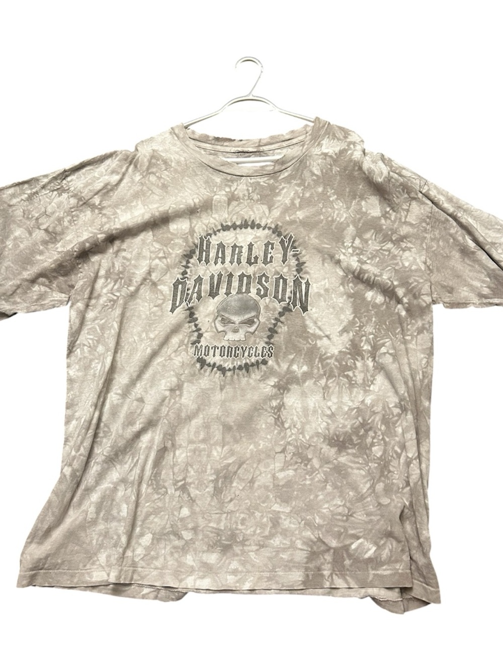 Harley-Davidson Taupe Tie-Dye Logo Tee